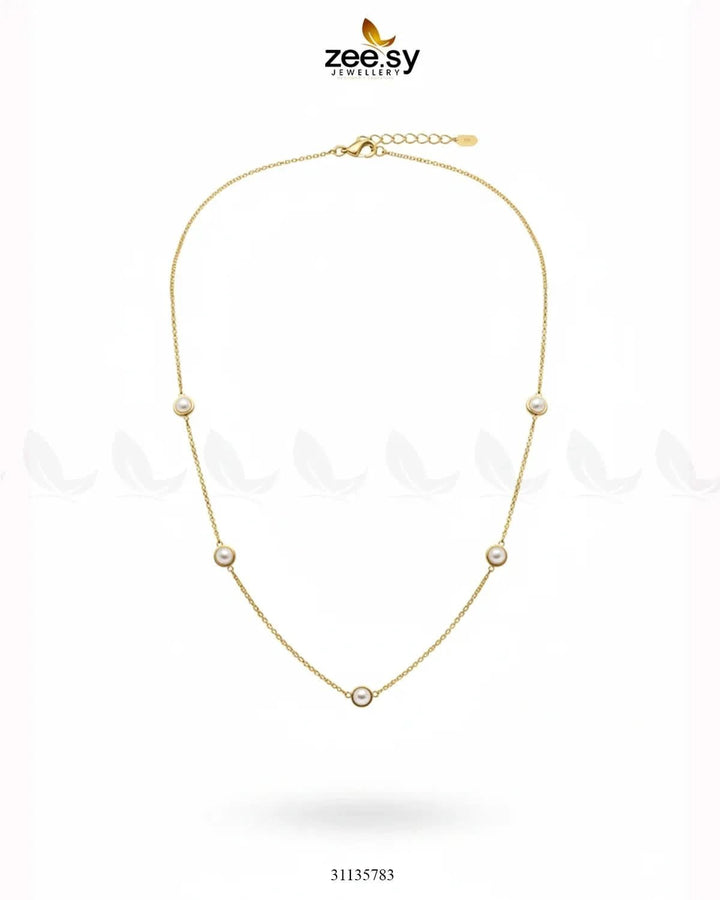 Vintage Faux Pearl Chain chains - Zeesy Jewellery Pakistan | Premium Artificial & Imitation Jewellery