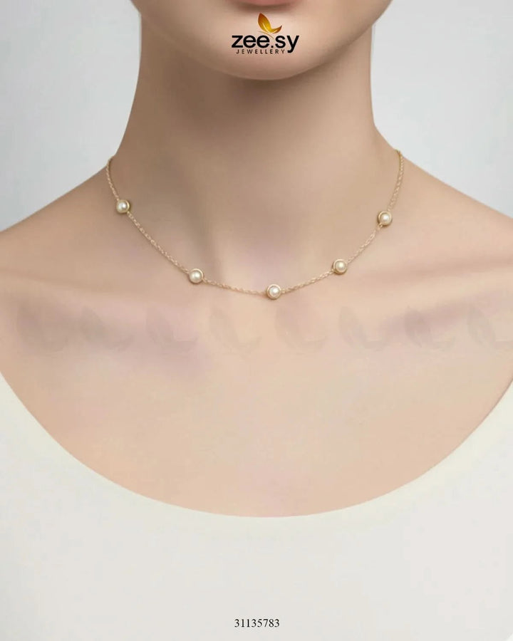 Vintage Faux Pearl Chain chains - Zeesy Jewellery Pakistan | Premium Artificial & Imitation Jewellery
