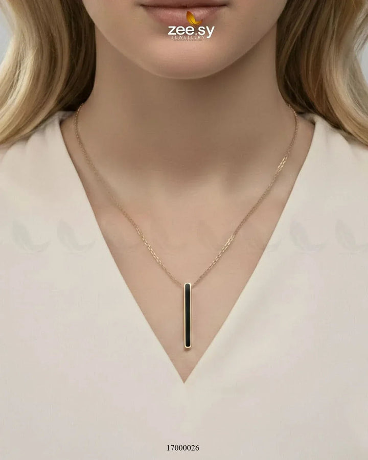 Chains-0047 Golden Black chains - Zeesy Jewellery Pakistan | Premium Artificial & Imitation Jewellery