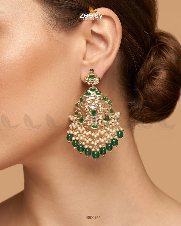 Cinnabar Bold Pearl Necklace Set Necklace Sets - Zeesy Jewellery Pakistan | Premium Artificial & Imitation Jewellery