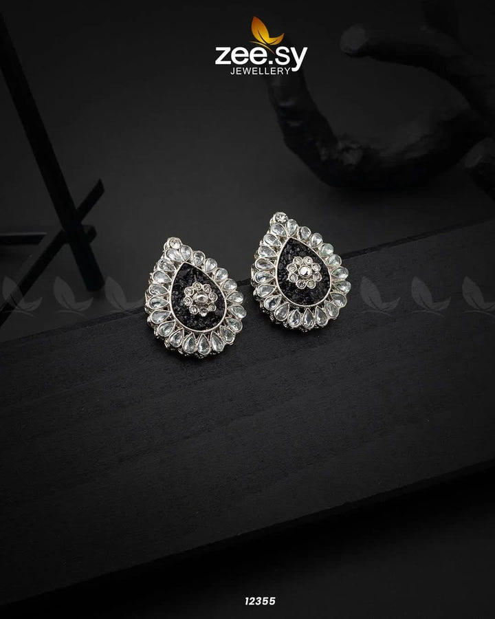 Turkish Earrings Black Earrings - Zeesy Jewellery Pakistan | Premium Artificial & Imitation Jewellery