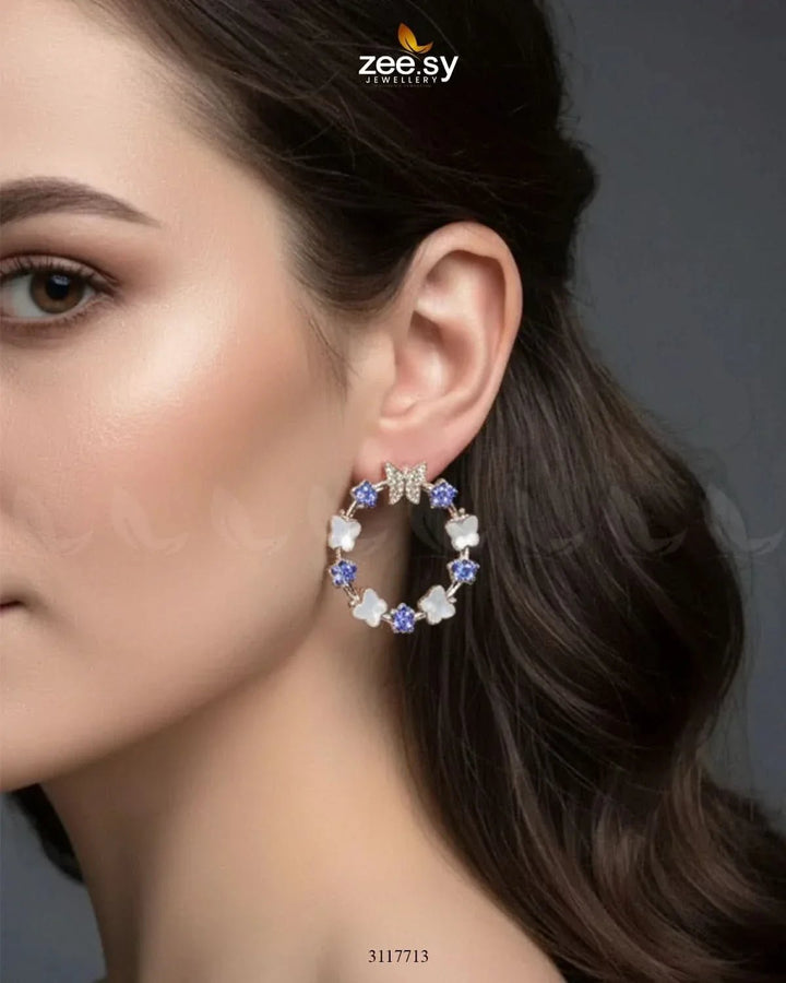 Butterfly Bush Earrings Earrings - Zeesy Jewellery Pakistan | Premium Artificial & Imitation Jewellery
