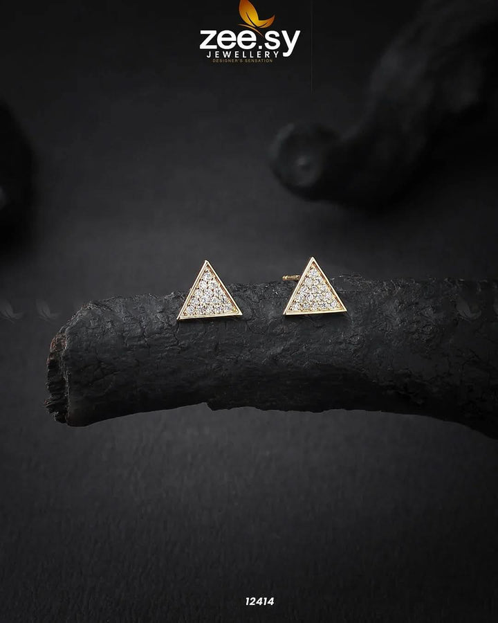 Triangle studs Earrings - Zeesy Jewellery Pakistan | Premium Artificial & Imitation Jewellery