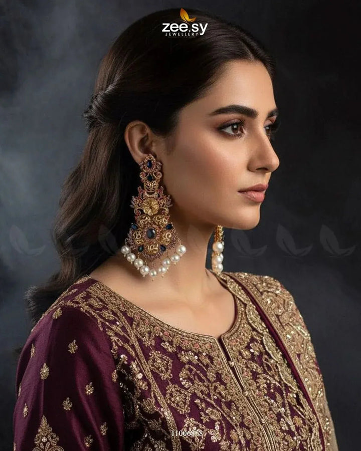 Earrings-0742 Earrings - Zeesy Jewellery Pakistan | Premium Artificial & Imitation Jewellery