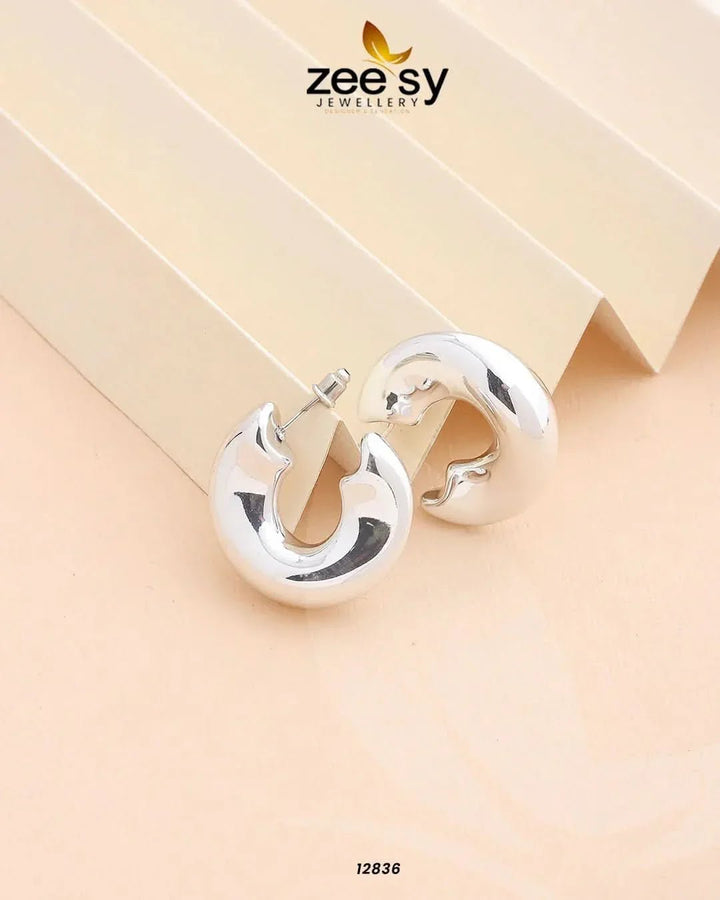 Valentina Earrings Silver Earrings - Zeesy Jewellery Pakistan | Premium Artificial & Imitation Jewellery