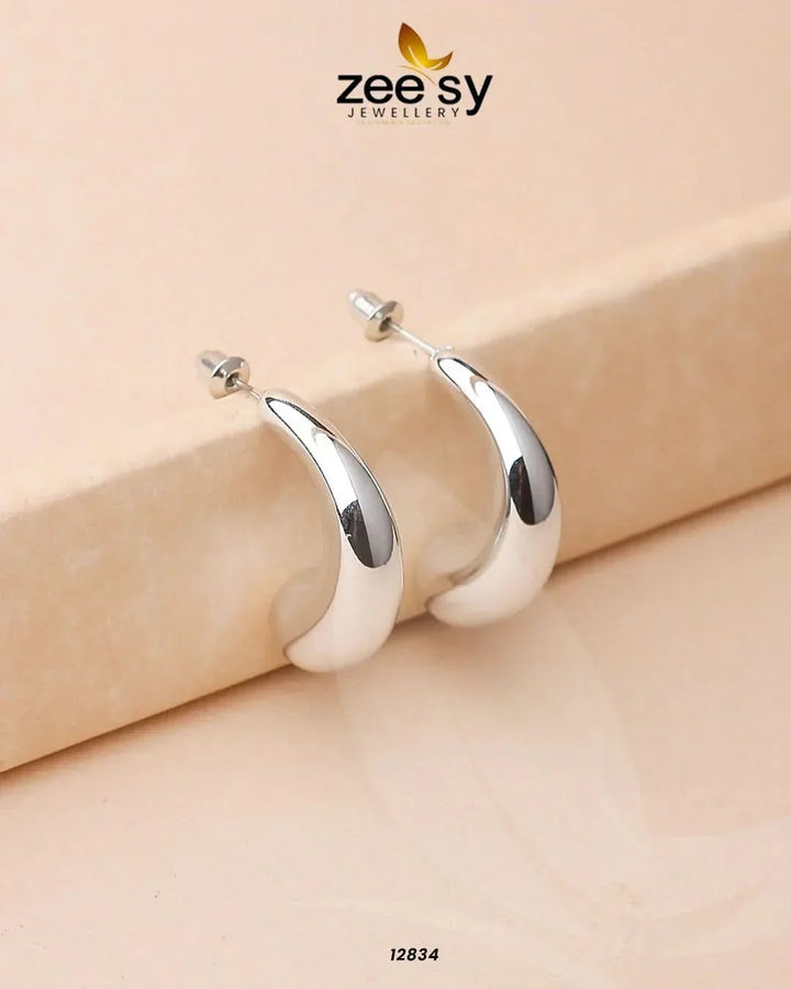 Elysian Earrings Silver Earrings - Zeesy Jewellery Pakistan | Premium Artificial & Imitation Jewellery