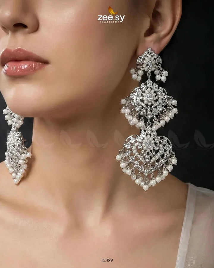 Keerthi's Earrings Earrings - Zeesy Jewellery Pakistan | Premium Artificial & Imitation Jewellery