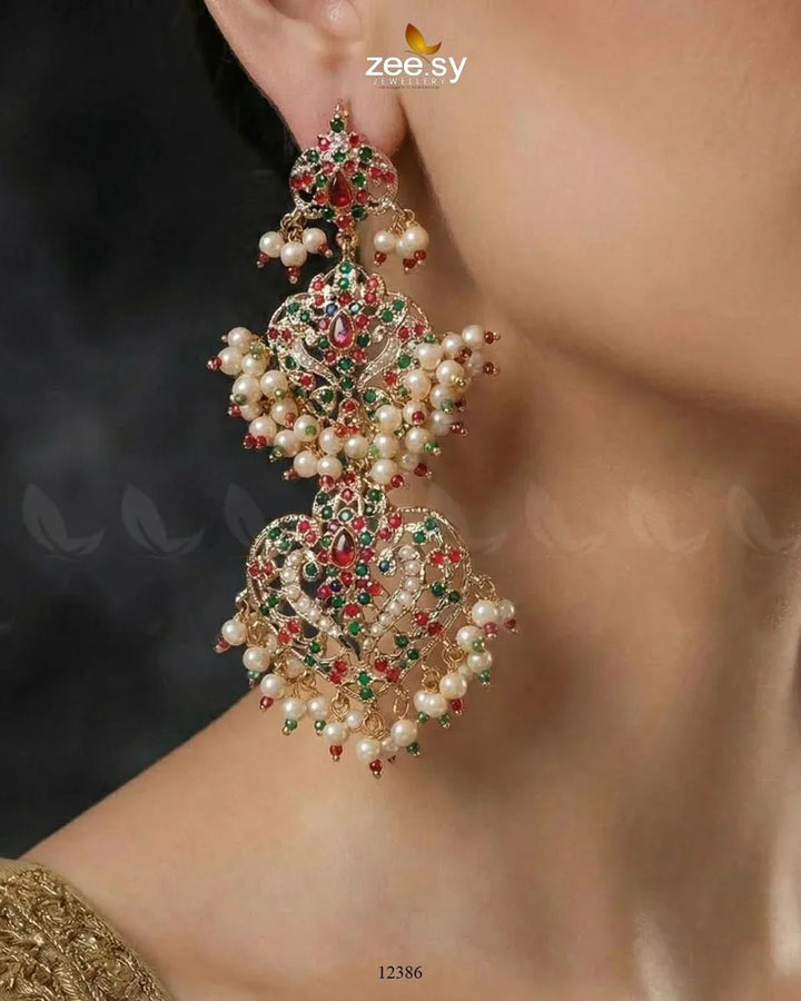 Keerthi's Earrings Earrings - Zeesy Jewellery Pakistan | Premium Artificial & Imitation Jewellery