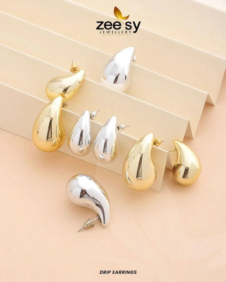 Drip Earrings Earrings - Zeesy Jewellery Pakistan | Premium Artificial & Imitation Jewellery