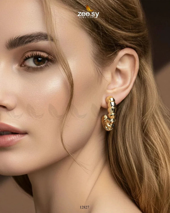 Spiral Hoop Earrings Earrings - Zeesy Jewellery Pakistan | Premium Artificial & Imitation Jewellery