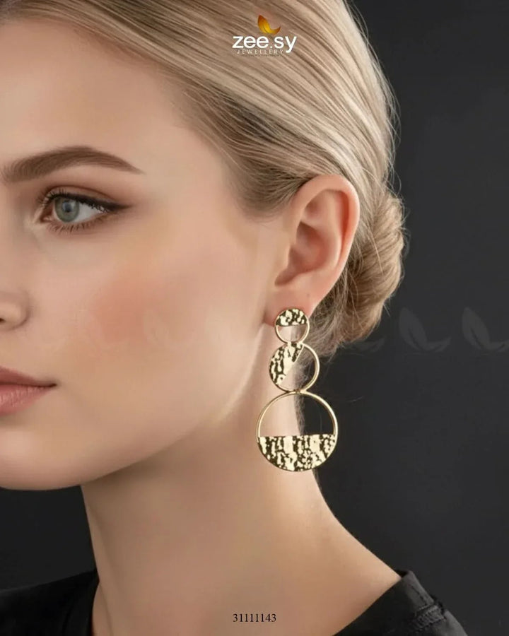Textura Earrings Earrings - Zeesy Jewellery Pakistan | Premium Artificial & Imitation Jewellery