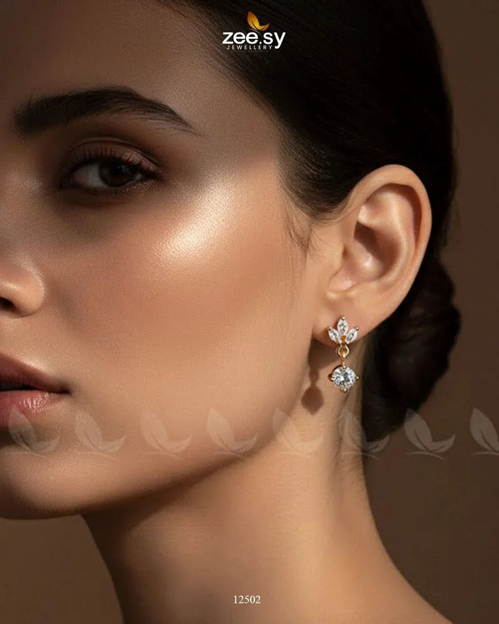 Tiny Leaf Earrings Earrings - Zeesy Jewellery Pakistan | Premium Artificial & Imitation Jewellery