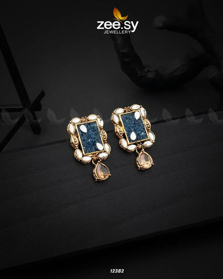 Ethereal Earrings Blue Earrings - Zeesy Jewellery Pakistan | Premium Artificial & Imitation Jewellery