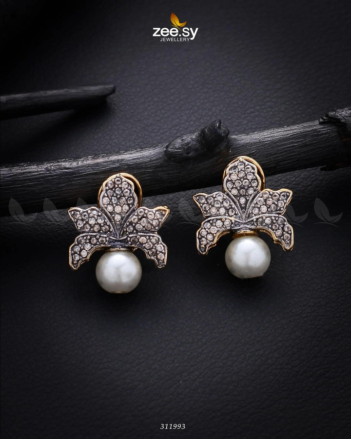Foxglove Earrings Champagne Earrings - Zeesy Jewellery Pakistan | Premium Artificial & Imitation Jewellery