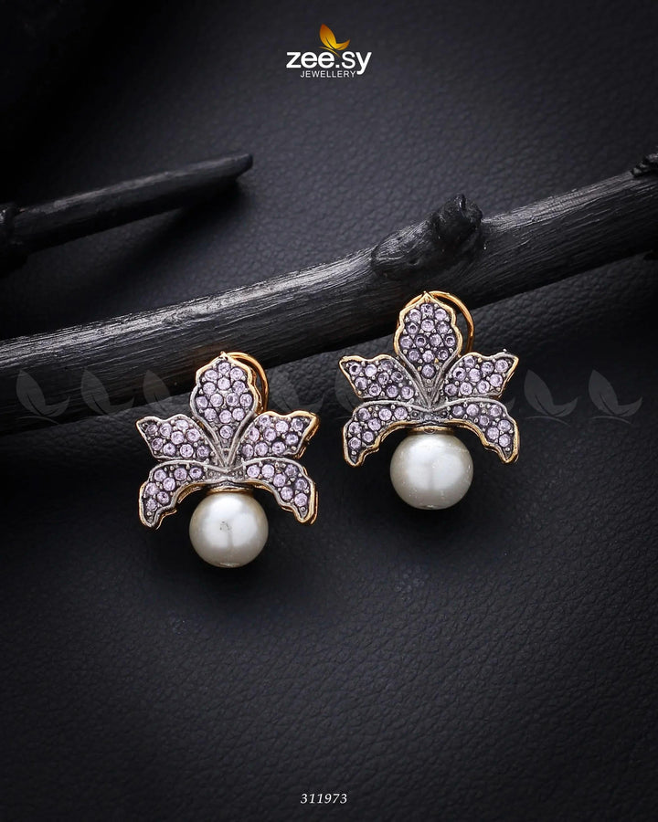 Foxglove Earrings Purple Earrings - Zeesy Jewellery Pakistan | Premium Artificial & Imitation Jewellery