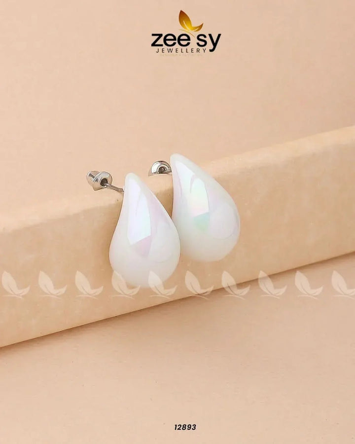 Clarkia Earrings White Earrings - Zeesy Jewellery Pakistan | Premium Artificial & Imitation Jewellery