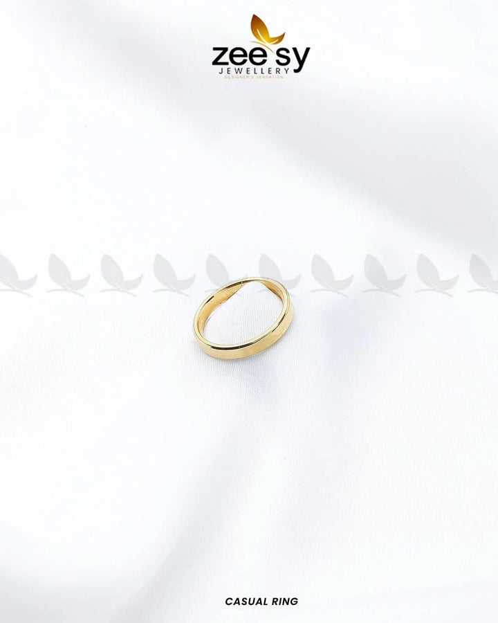 Casual Ring Golden Finger Ring - Zeesy Jewellery Pakistan | Premium Artificial & Imitation Jewellery