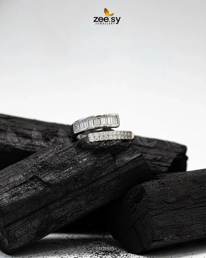 Eternity Pave Crystal Ring Finger Ring - Zeesy Jewellery Pakistan | Premium Artificial & Imitation Jewellery