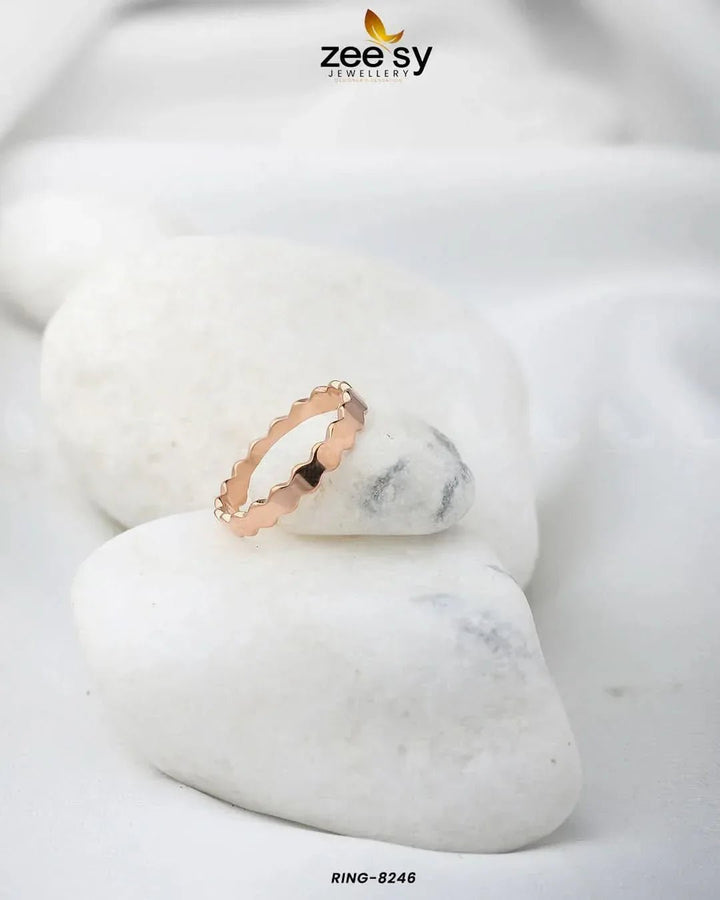 BEE MY LOVE RING-8246 Rose Gold Finger Ring - Zeesy Jewellery Pakistan | Premium Artificial & Imitation Jewellery