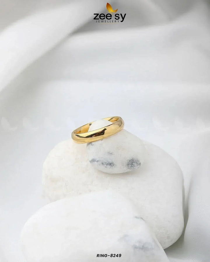 Promise Ring-8250 Golden Finger Ring - Zeesy Jewellery Pakistan | Premium Artificial & Imitation Jewellery
