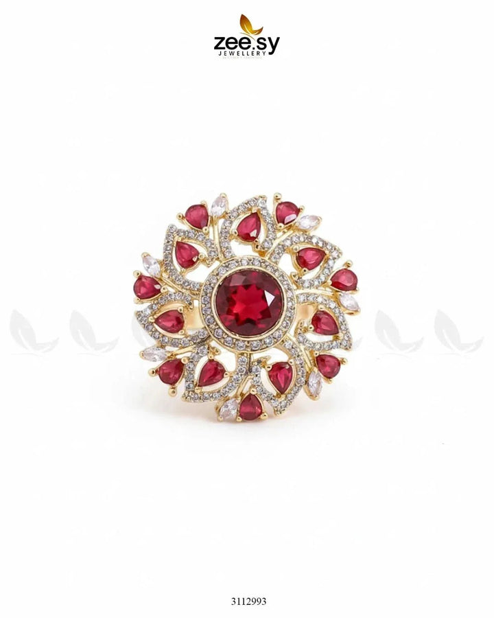 Emma Ring Finger Ring - Zeesy Jewellery Pakistan | Premium Artificial & Imitation Jewellery