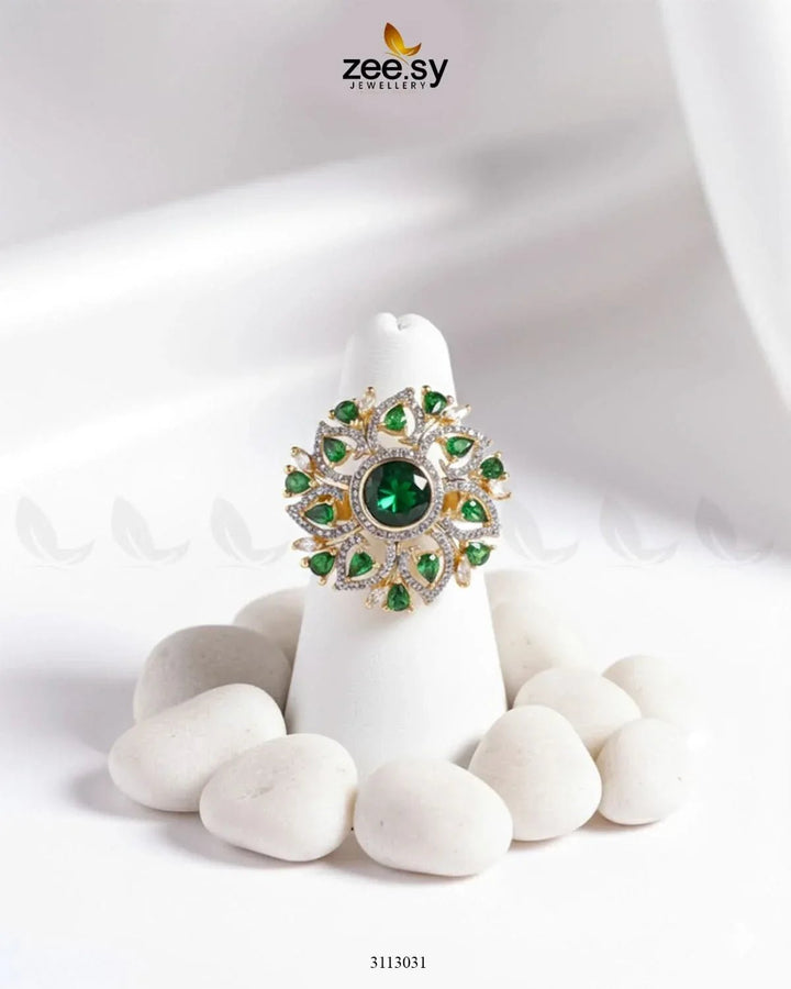 Emma Ring Finger Ring - Zeesy Jewellery Pakistan | Premium Artificial & Imitation Jewellery
