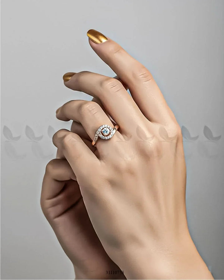 Elyora Ring Finger Ring - Zeesy Jewellery Pakistan | Premium Artificial & Imitation Jewellery