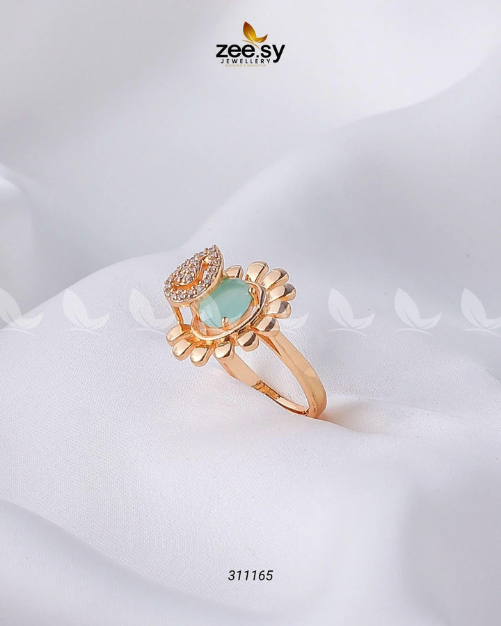 Lavender Ring turquoise Finger Ring - Zeesy Jewellery Pakistan | Premium Artificial & Imitation Jewellery