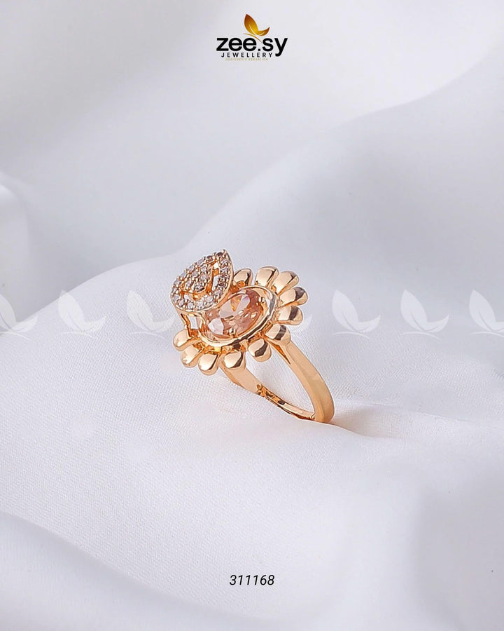 Lavender Ring Champagne Finger Ring - Zeesy Jewellery Pakistan | Premium Artificial & Imitation Jewellery