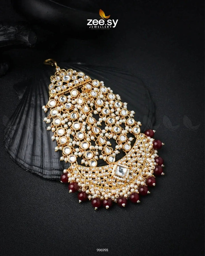 Gloxinia Jhumar Red jhumar - Zeesy Jewellery Pakistan | Premium Artificial & Imitation Jewellery