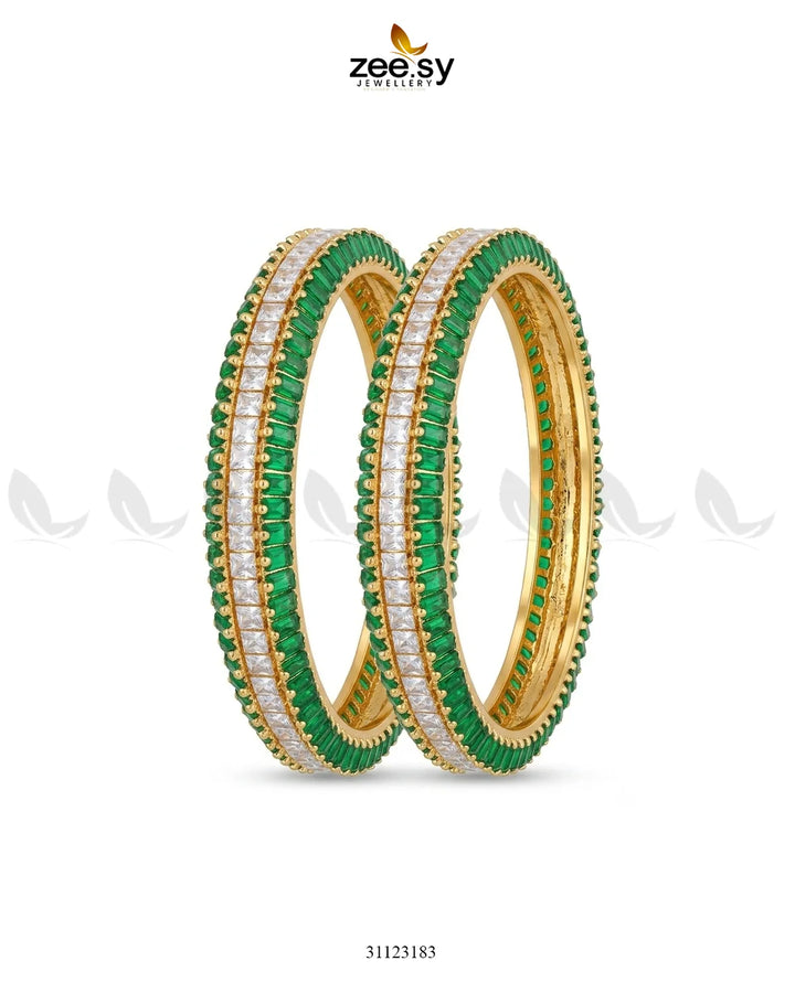 kalyani Rich Traditional Tiered Gem Bangles BANGLES - Zeesy Jewellery Pakistan | Premium Artificial & Imitation Jewellery