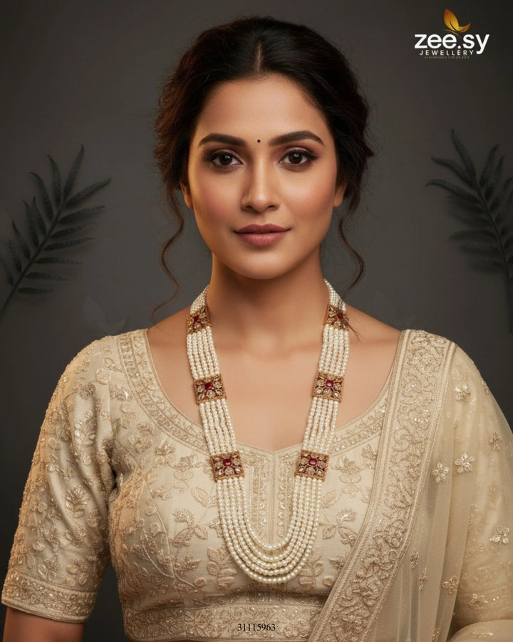 Heritage Malla Regal Necklace Malla Necklace - Zeesy Jewellery Pakistan | Premium Artificial & Imitation Jewellery