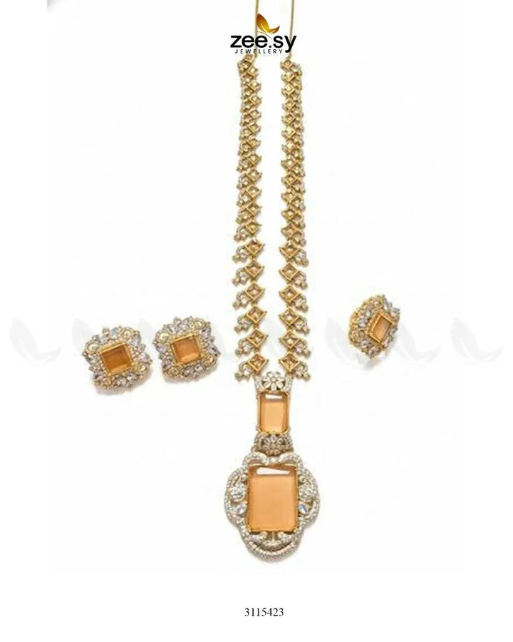 Safina Malla Necklace Set Malla Necklace - Zeesy Jewellery Pakistan | Premium Artificial & Imitation Jewellery