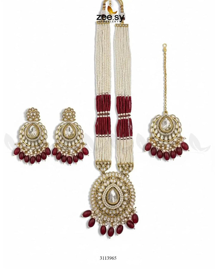 Maranta Malla Set Malla Necklace - Zeesy Jewellery Pakistan | Premium Artificial & Imitation Jewellery
