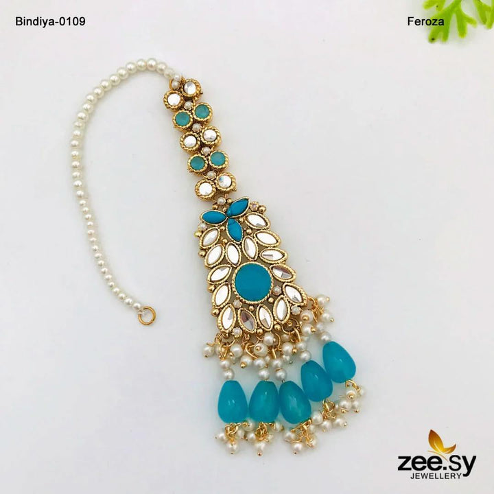 BINDIA-0109 Feroza BINDIYA - Zeesy Jewellery Pakistan | Premium Artificial & Imitation Jewellery