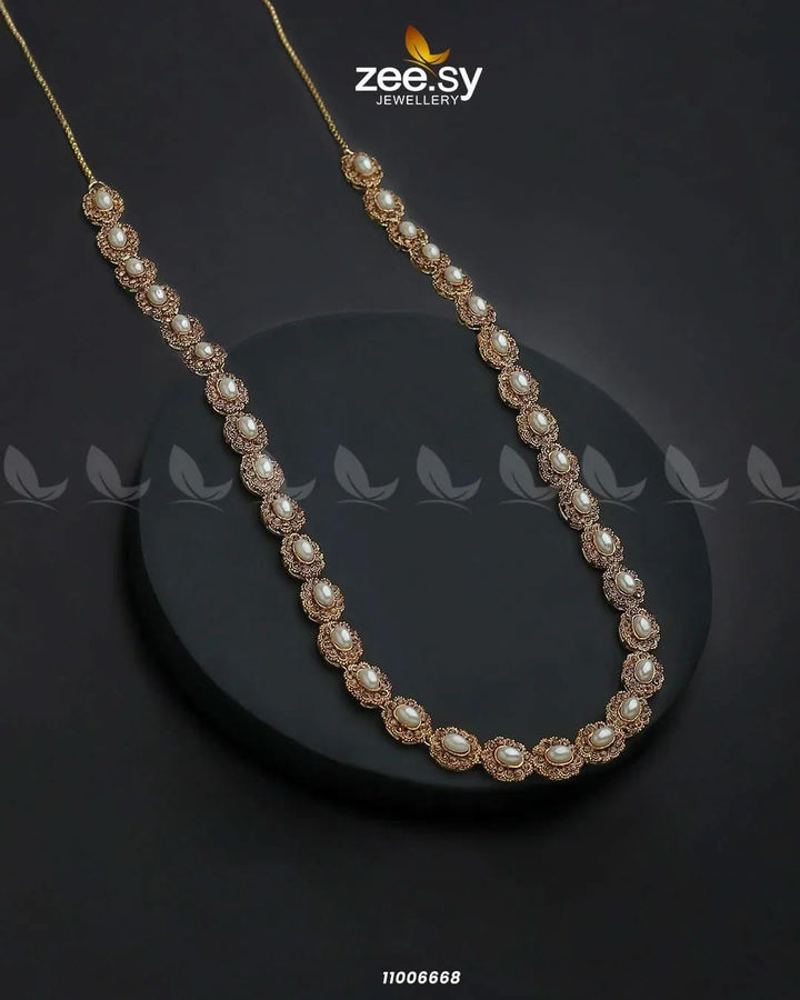 MALLA NECKLACE-0915 Pearl Necklace Sets - Zeesy Jewellery Pakistan | Premium Artificial & Imitation Jewellery