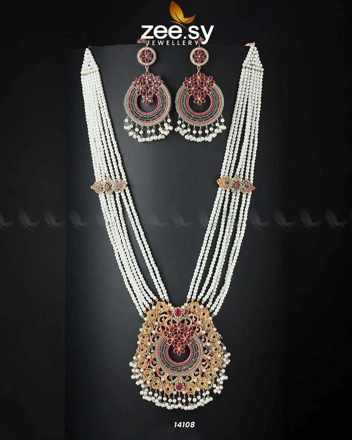 Elegance Malla Necklace Necklace Sets - Zeesy Jewellery Pakistan | Premium Artificial & Imitation Jewellery