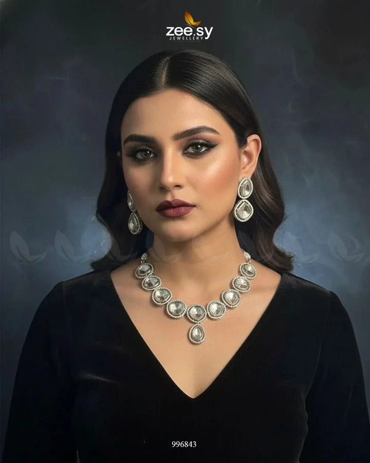 Kalanchoe Necklace Set Necklace Sets - Zeesy Jewellery Pakistan | Premium Artificial & Imitation Jewellery