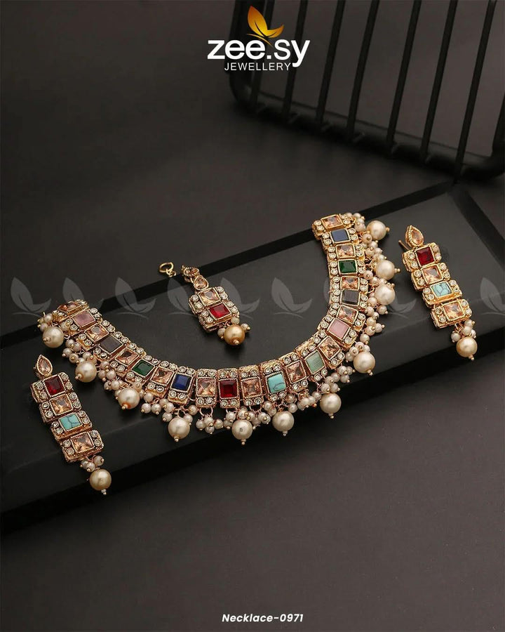 Necklace-0971 Necklace Sets - Zeesy Jewellery Pakistan | Premium Artificial & Imitation Jewellery