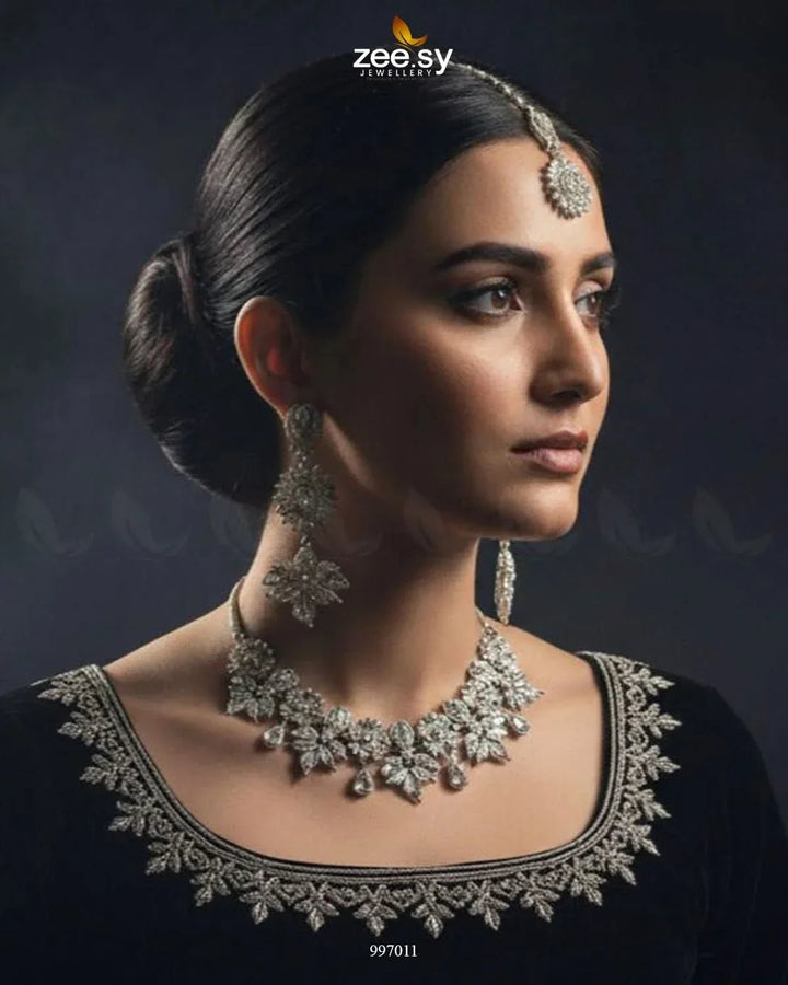 Angelonia Necklace Set Necklace Sets - Zeesy Jewellery Pakistan | Premium Artificial & Imitation Jewellery