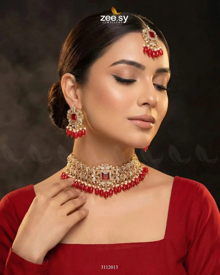 Katrina's Necklace Set Necklace Sets - Zeesy Jewellery Pakistan | Premium Artificial & Imitation Jewellery