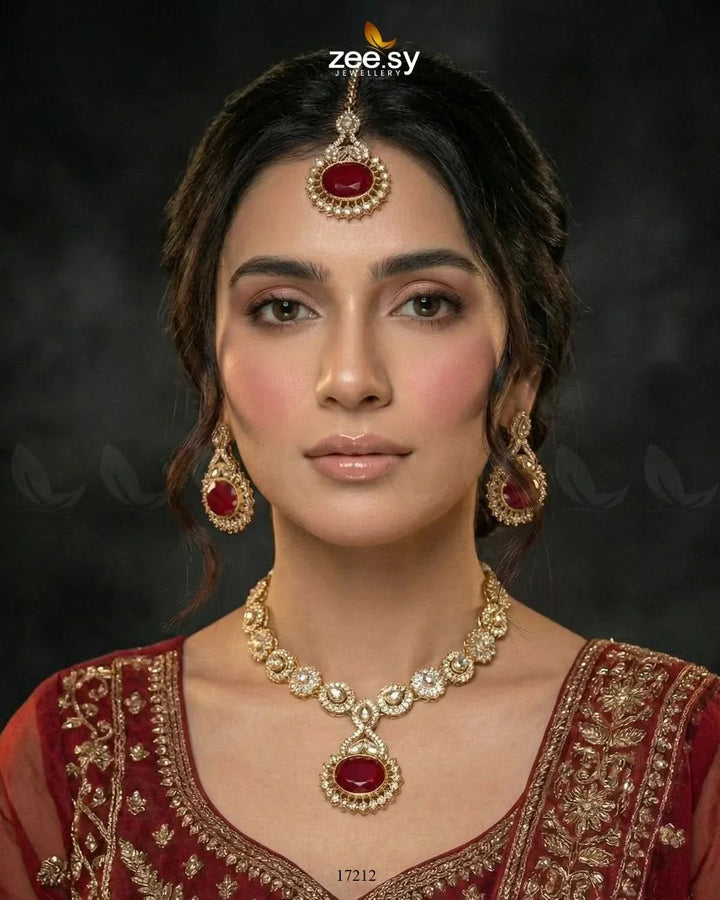 Zirconic Starburst Necklace Necklace Sets - Zeesy Jewellery Pakistan | Premium Artificial & Imitation Jewellery