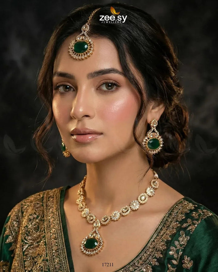 Zirconic Starburst Necklace Necklace Sets - Zeesy Jewellery Pakistan | Premium Artificial & Imitation Jewellery
