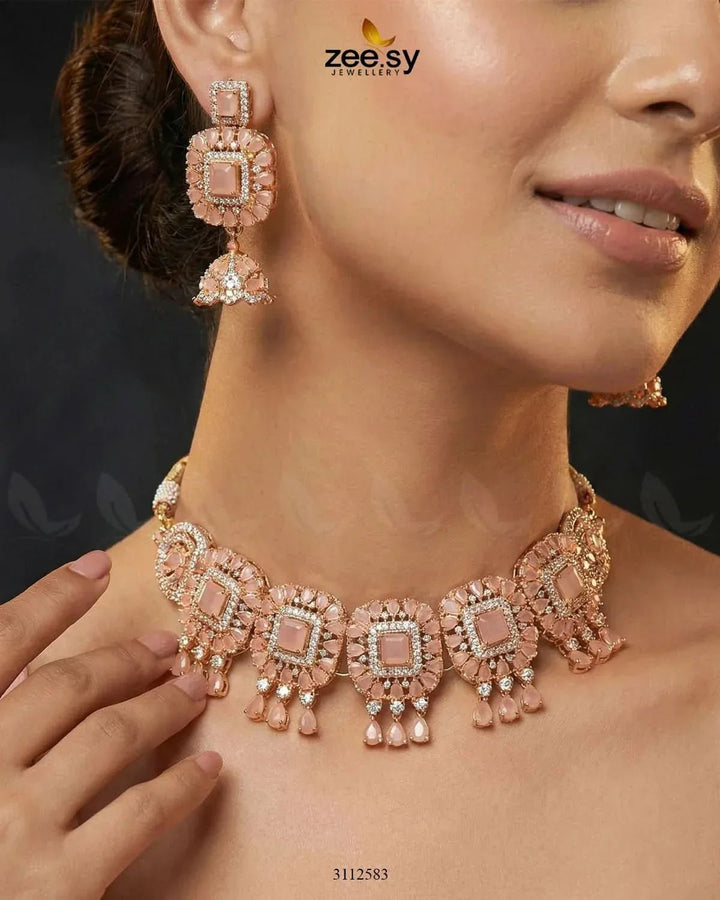 Kiran Necklace Set Necklace Sets - Zeesy Jewellery Pakistan | Premium Artificial & Imitation Jewellery