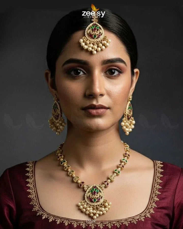 Luxe Necklace Set Necklace Sets - Zeesy Jewellery Pakistan | Premium Artificial & Imitation Jewellery