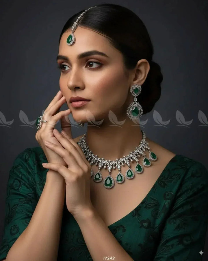 Drop Cut Necklace Necklace Sets - Zeesy Jewellery Pakistan | Premium Artificial & Imitation Jewellery