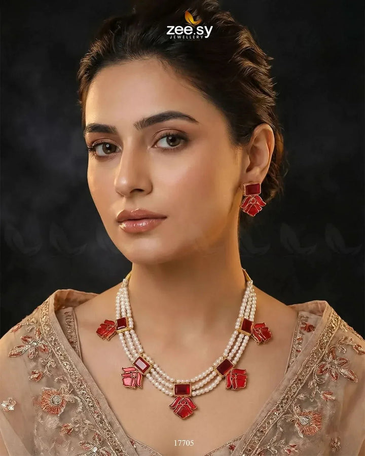 NECKLACE-0999 Necklace Sets - Zeesy Jewellery Pakistan | Premium Artificial & Imitation Jewellery