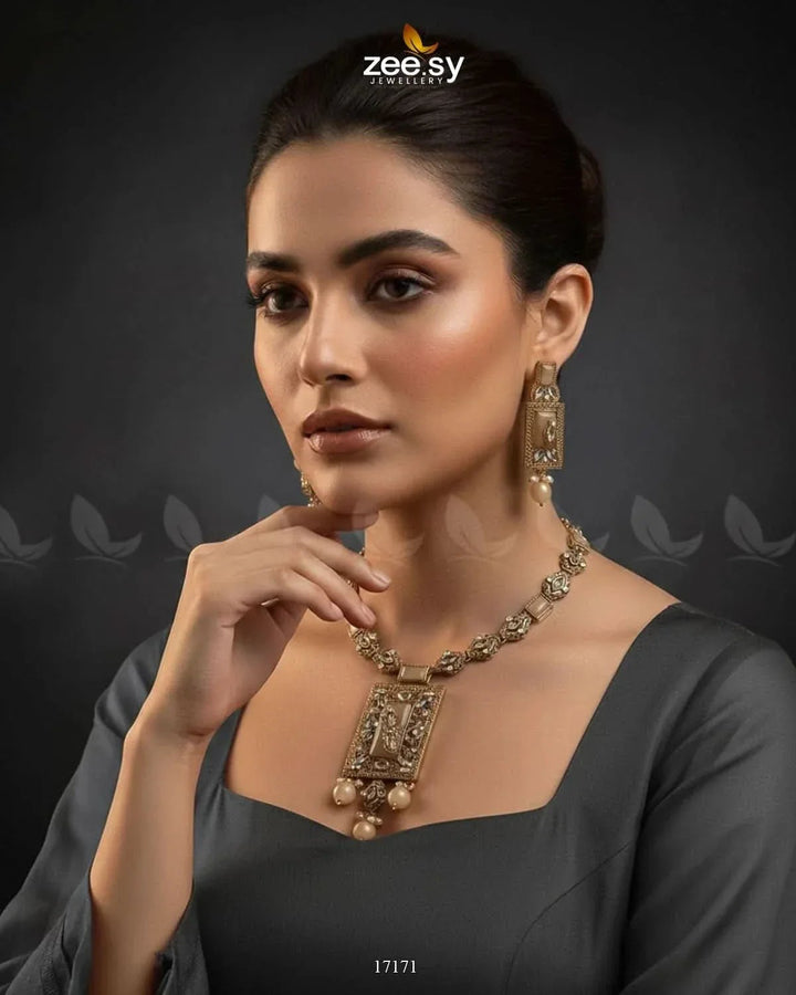 Majestic Gems Necklace Necklace Sets - Zeesy Jewellery Pakistan | Premium Artificial & Imitation Jewellery