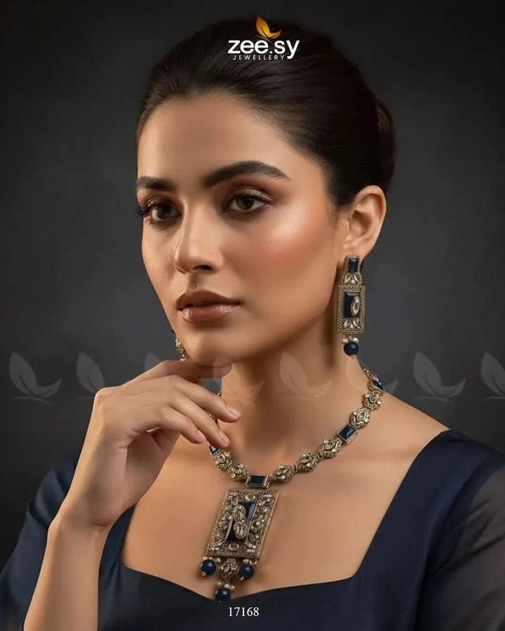Majestic Gems Necklace Necklace Sets - Zeesy Jewellery Pakistan | Premium Artificial & Imitation Jewellery