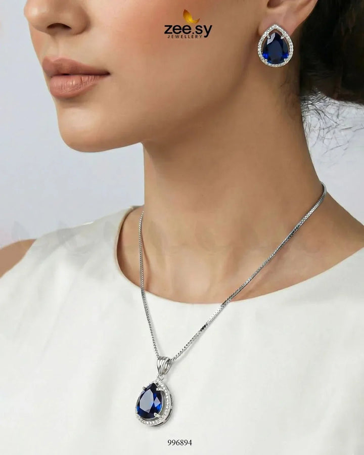 Tranquil Pendant Set Pendant - Zeesy Jewellery Pakistan | Premium Artificial & Imitation Jewellery
